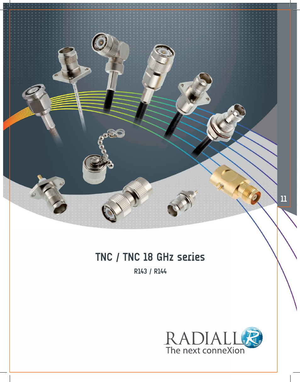 Northern Connectors Radiall TNC Series Coaxial Connectors User Manual | 19 pages