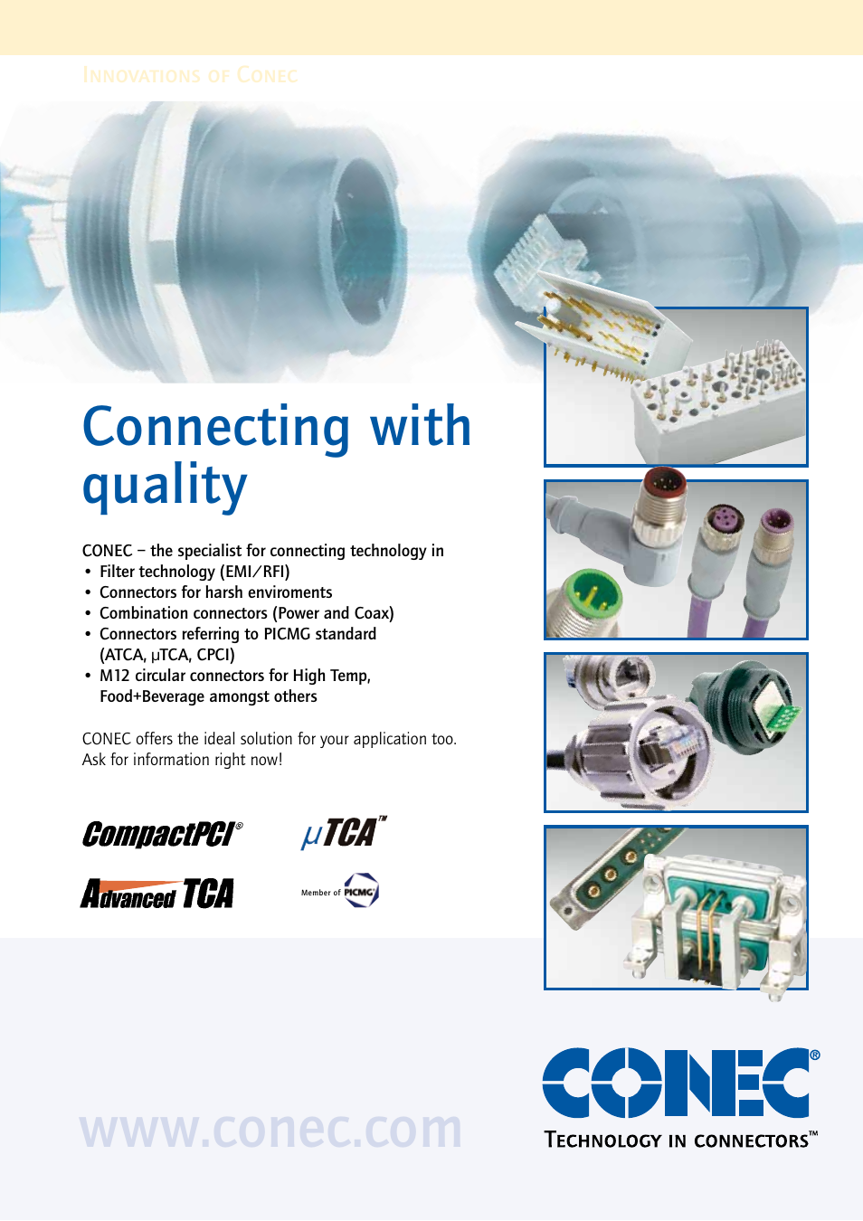 Connecting with quality | Northern Connectors Conec D-Sub Installation & Assembly Tools User Manual | Page 8 / 8