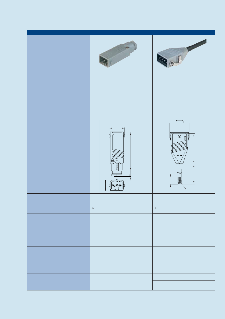 Rectangular connectors st-series | Northern Connectors Hirschmann ST-Series Rectangular Connectors User Manual | Page 11 / 18