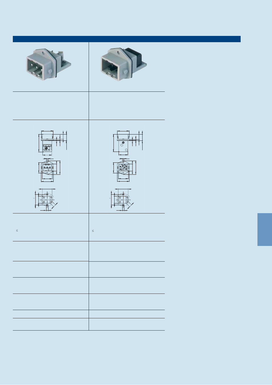 Stasei 3 n grau/grey stasei 5 grau/grey, Grey black | Northern Connectors Hirschmann ST-Series Rectangular Connectors User Manual | Page 14 / 18