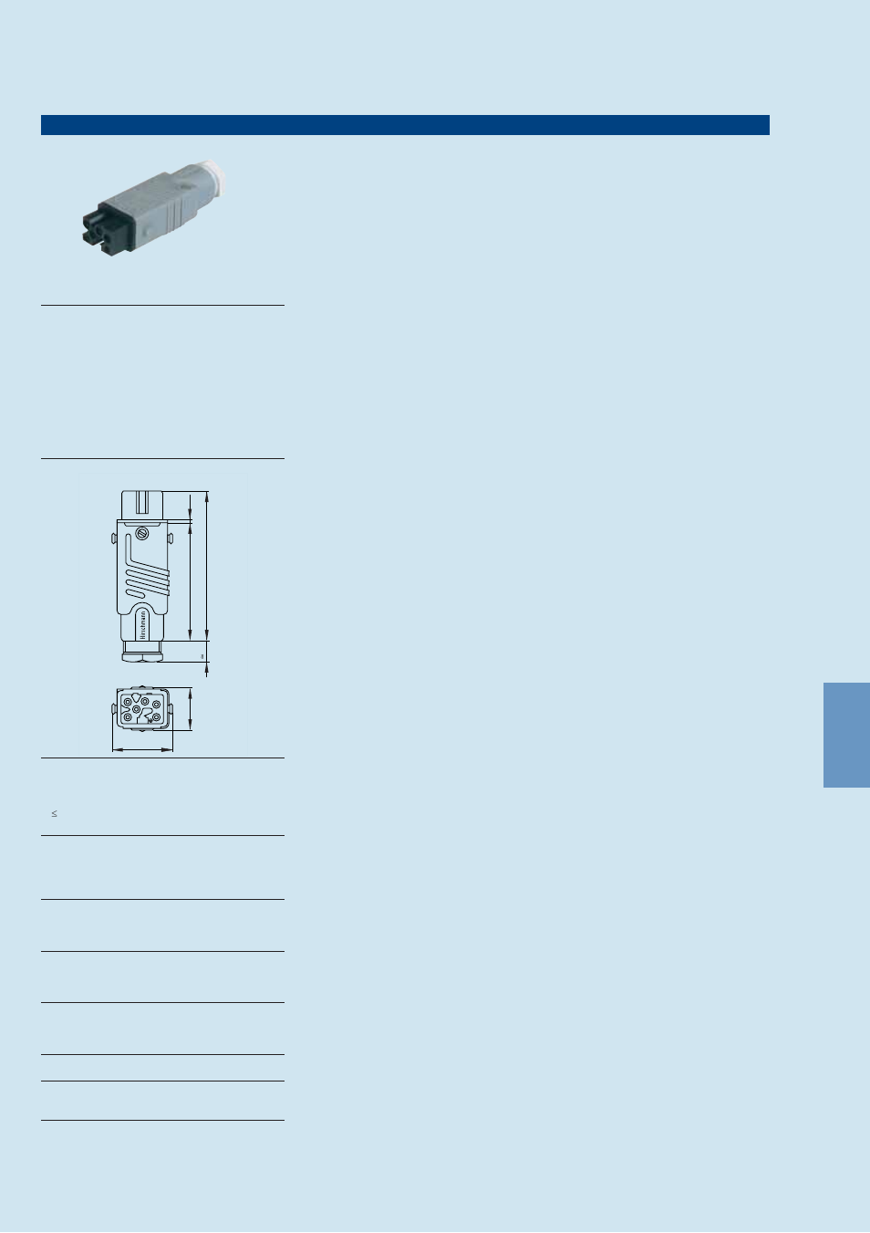 Stak 5 grau/grey | Northern Connectors Hirschmann ST-Series Rectangular Connectors User Manual | Page 4 / 18