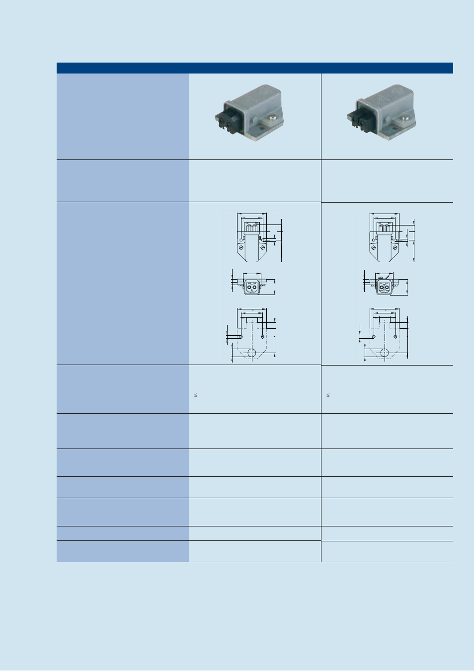 Rectangular connectors st-series, Type stakap 2 grau/grey stakap 200 grau/grey | Northern Connectors Hirschmann ST-Series Rectangular Connectors User Manual | Page 7 / 18