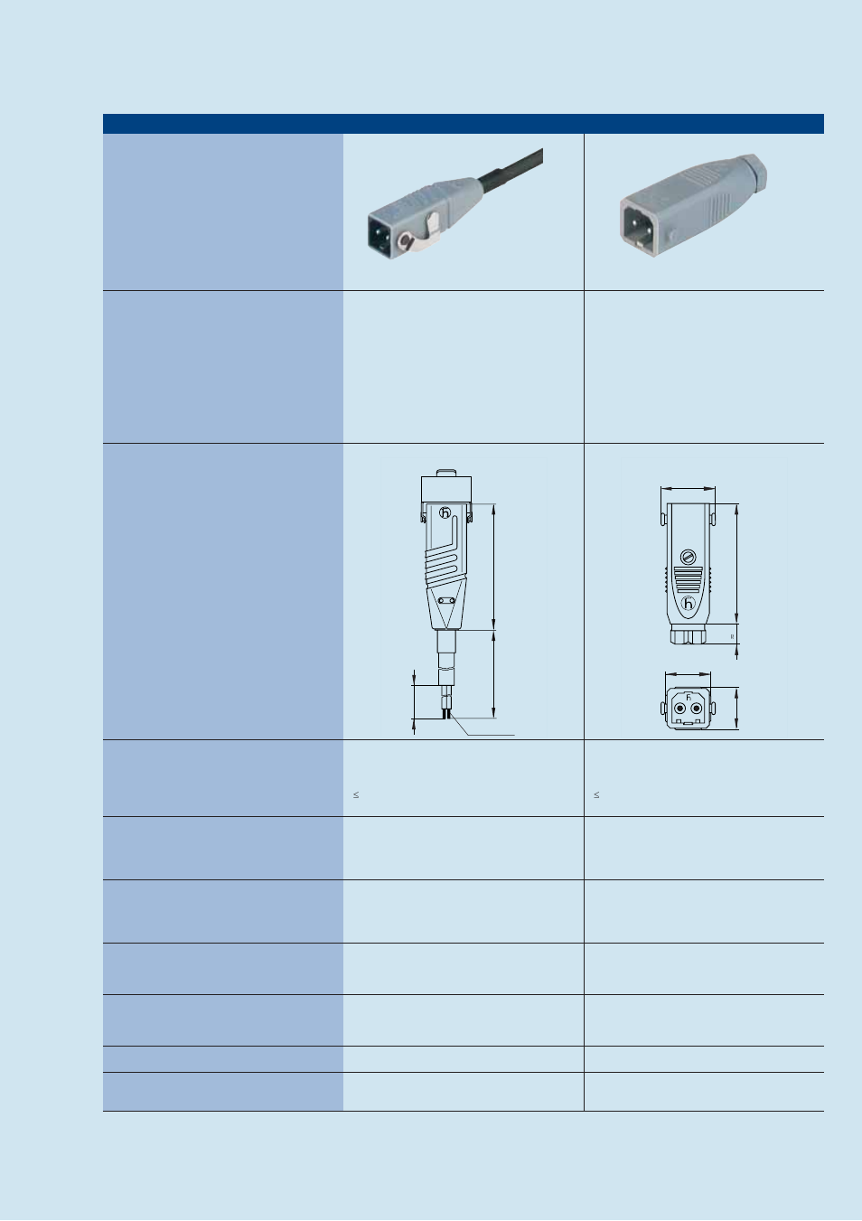 Rectangular connectors st-series | Northern Connectors Hirschmann ST-Series Rectangular Connectors User Manual | Page 9 / 18