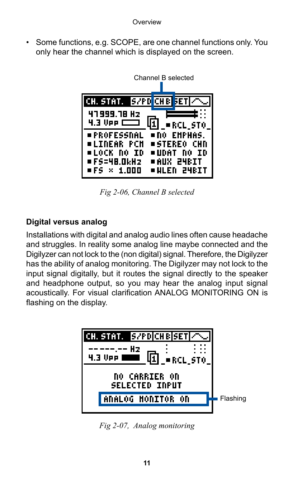 NTi Audio Digilyzer DL1 User Manual | Page 11 / 66