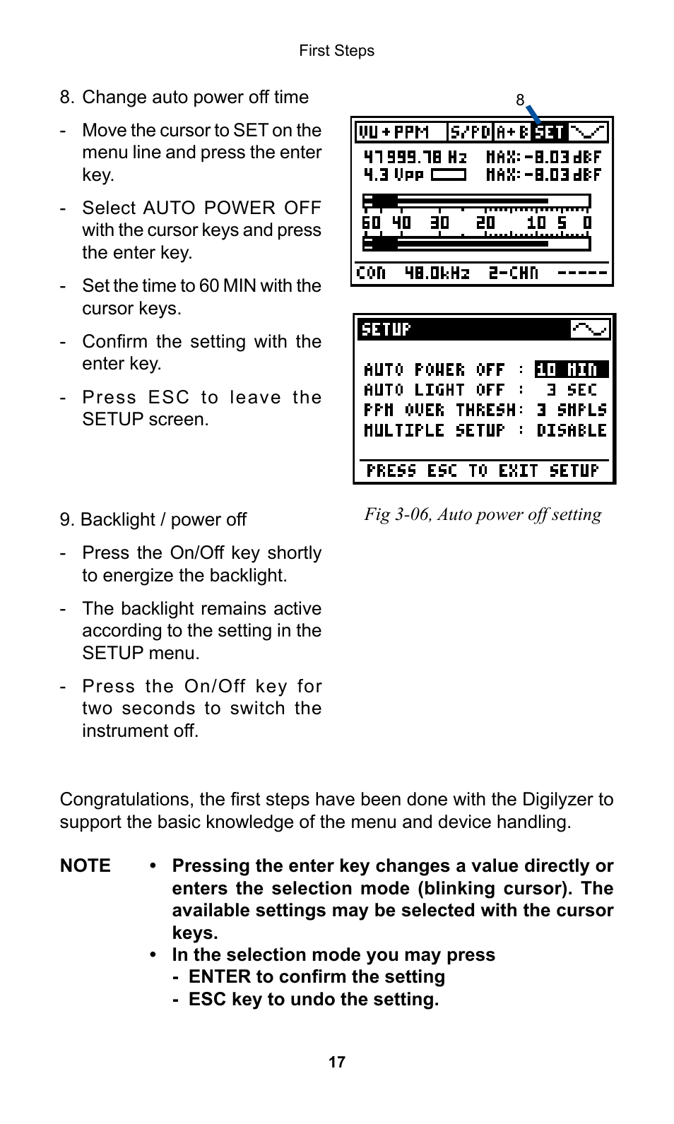 NTi Audio Digilyzer DL1 User Manual | Page 17 / 66