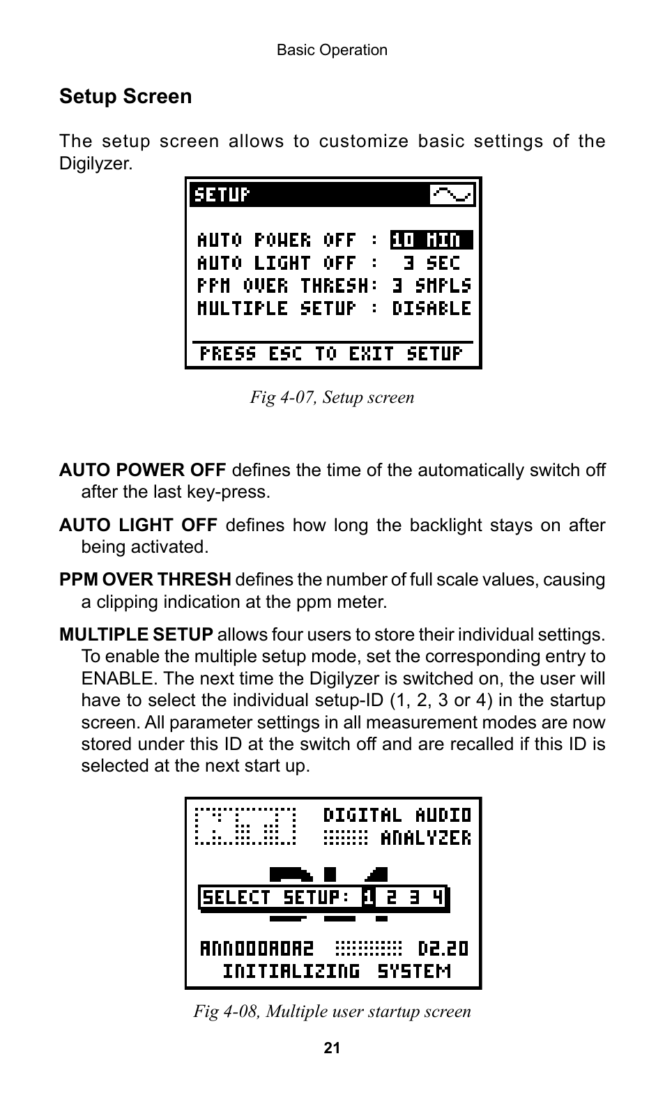 NTi Audio Digilyzer DL1 User Manual | Page 21 / 66