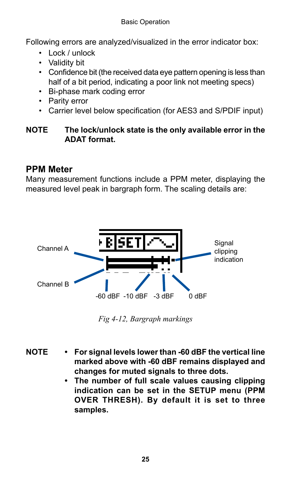 Ppm meter | NTi Audio Digilyzer DL1 User Manual | Page 25 / 66