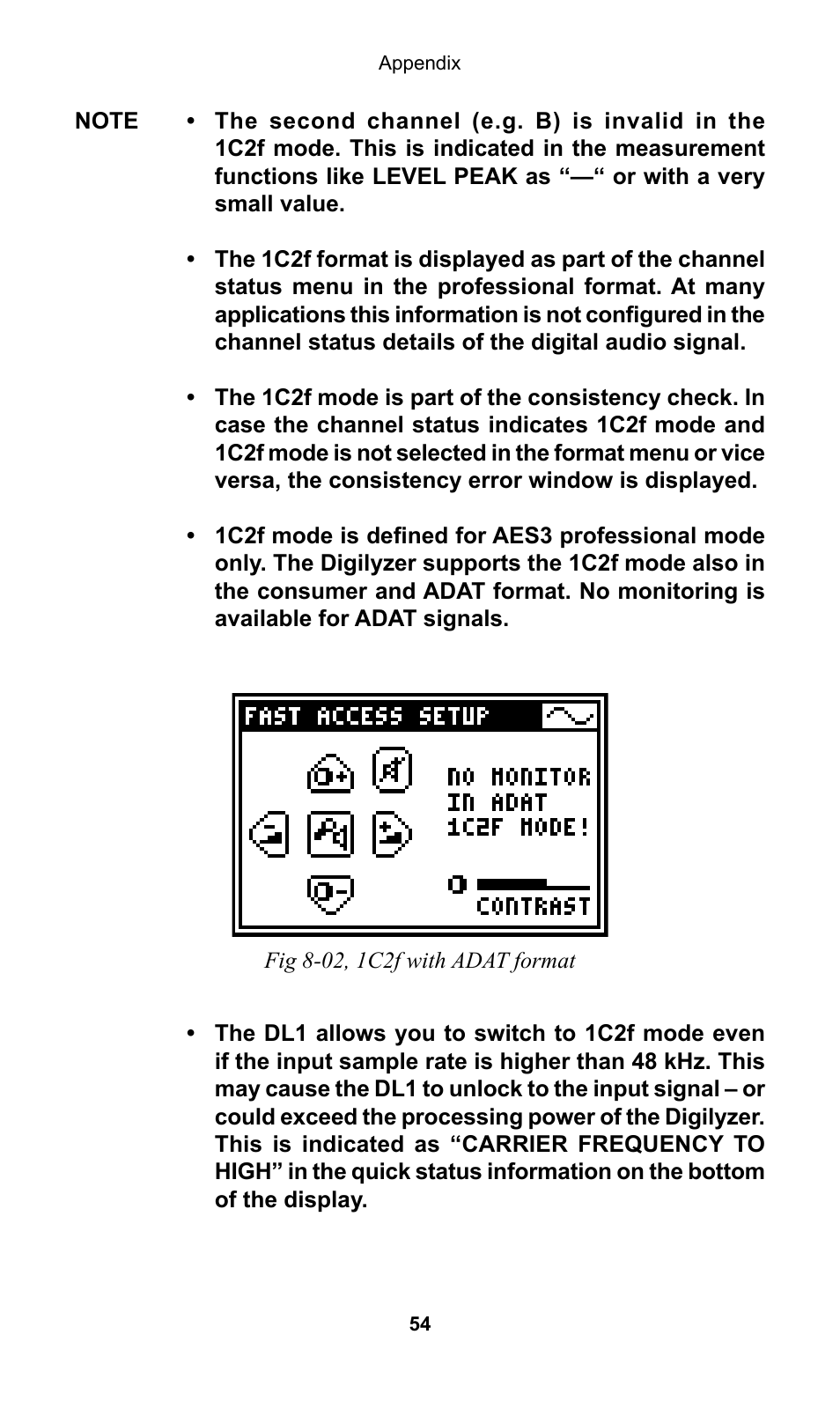 NTi Audio Digilyzer DL1 User Manual | Page 54 / 66