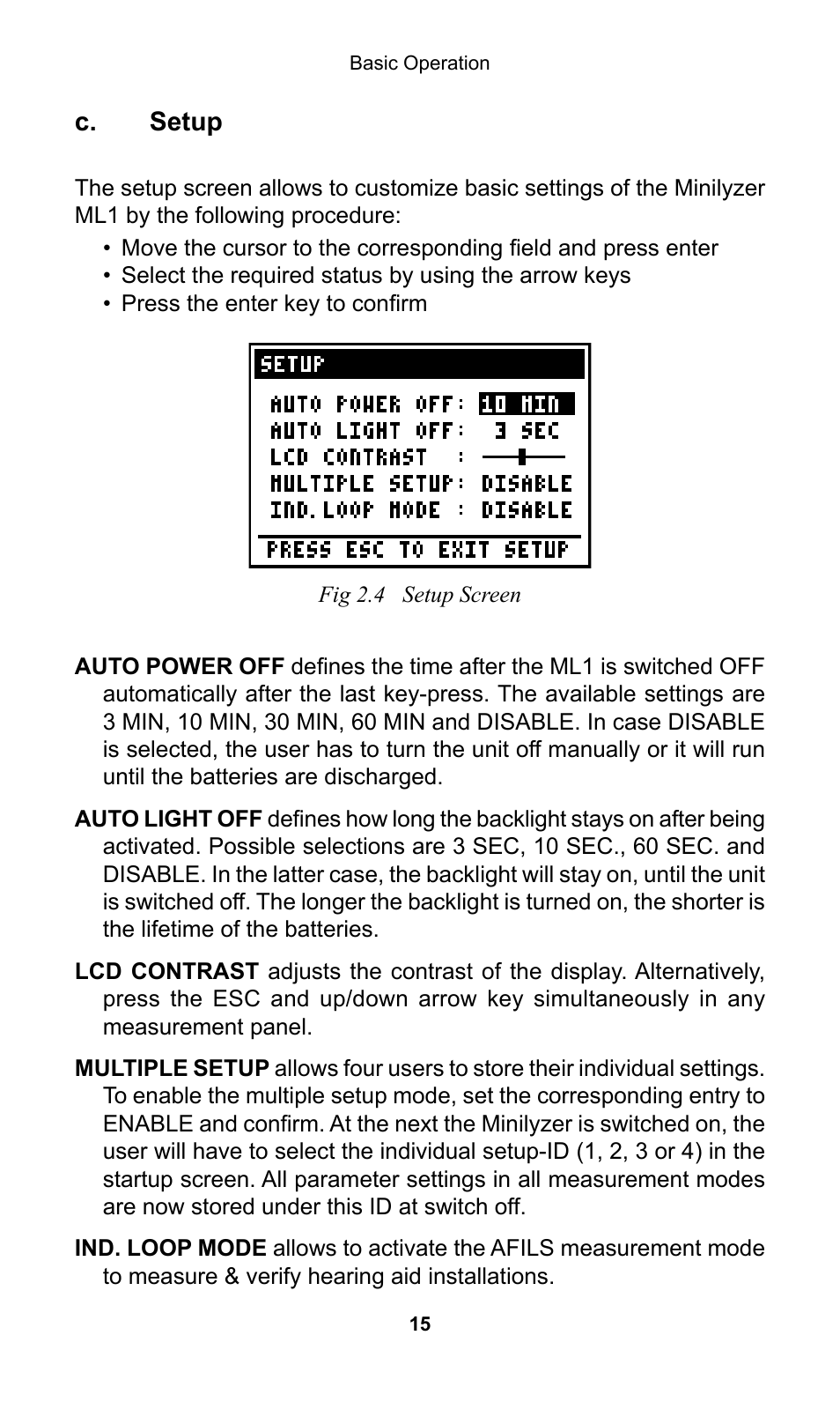 NTi Audio Minilyzer ML1 User Manual | Page 15 / 53