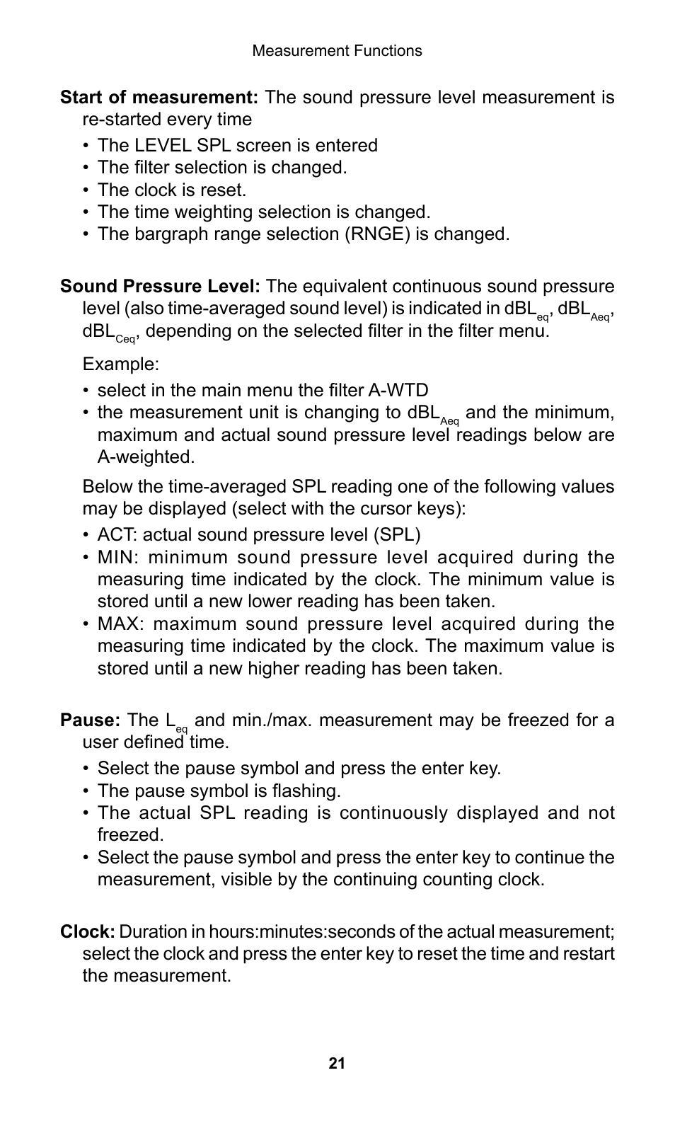 NTi Audio Minilyzer ML1 User Manual | Page 21 / 53