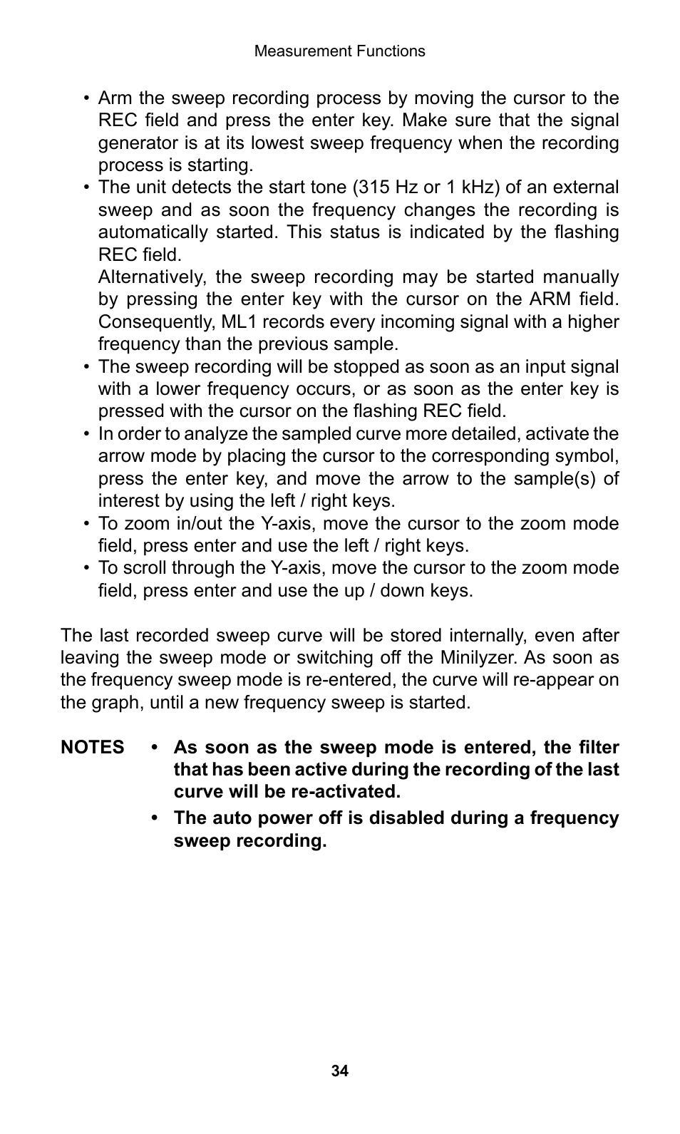NTi Audio Minilyzer ML1 User Manual | Page 34 / 53