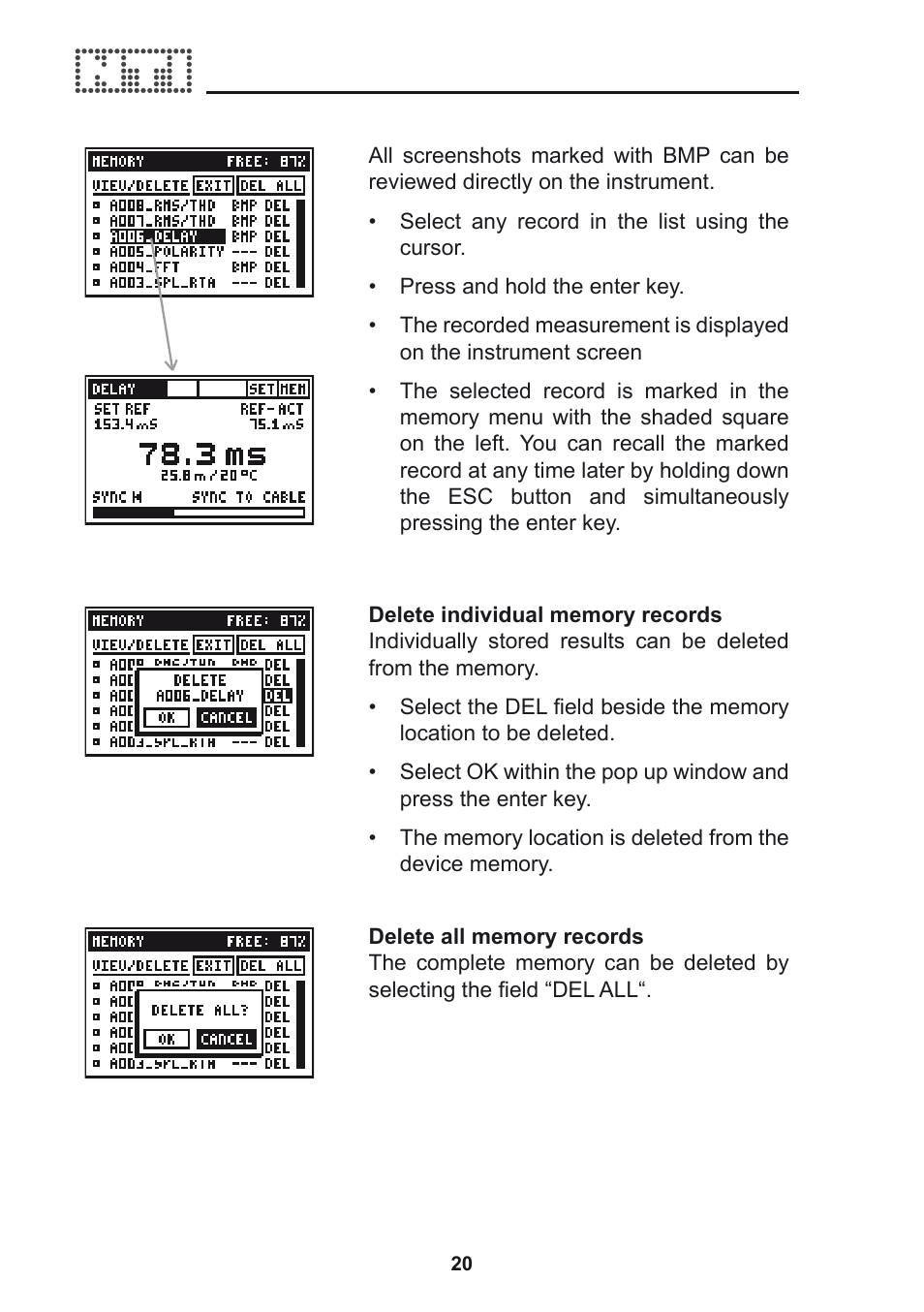 NTi Audio Acoustilyzer AL1 User Manual | Page 20 / 96