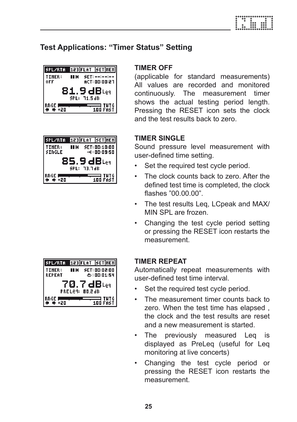 NTi Audio Acoustilyzer AL1 User Manual | Page 25 / 96