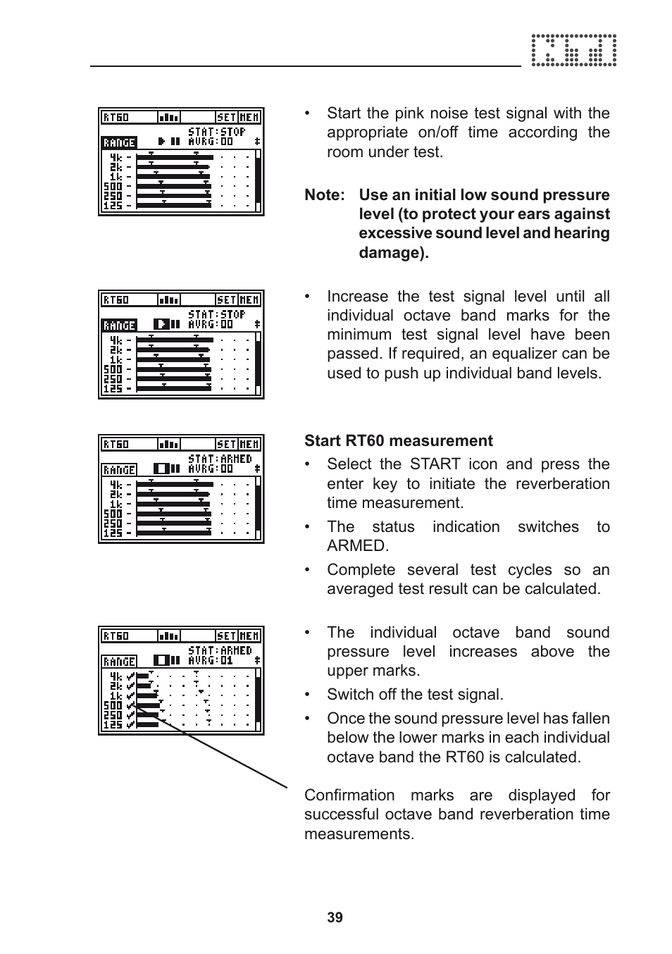 NTi Audio Acoustilyzer AL1 User Manual | Page 39 / 96