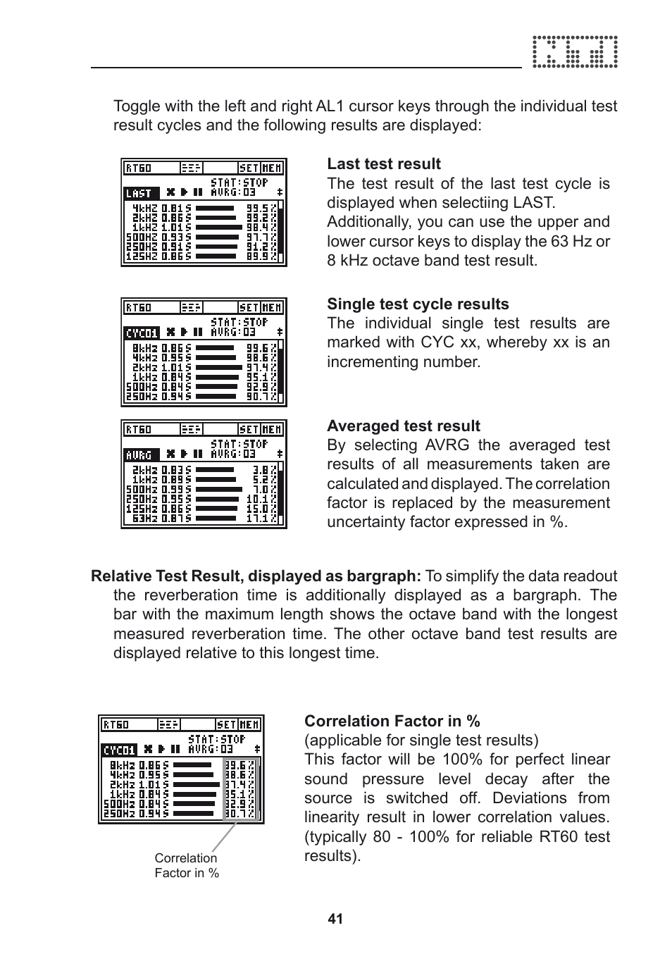 NTi Audio Acoustilyzer AL1 User Manual | Page 41 / 96