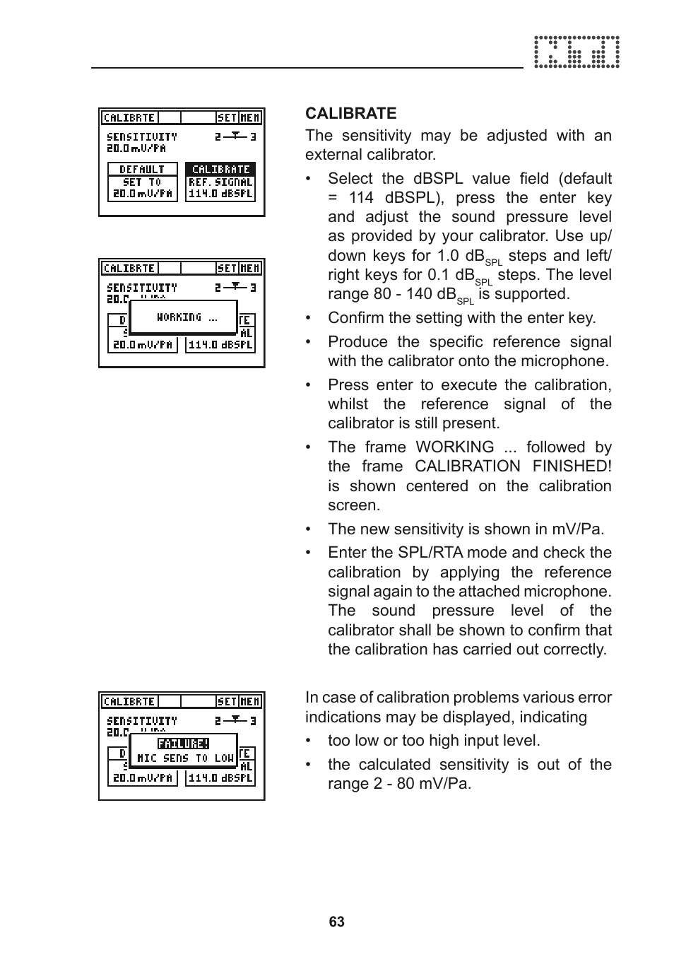 NTi Audio Acoustilyzer AL1 User Manual | Page 63 / 96