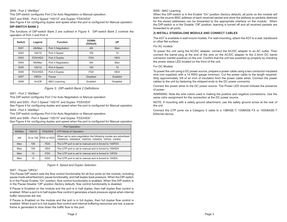 Omnitron Systems Technology iConverter 4GT Standalone Module User Manual | Page 2 / 2