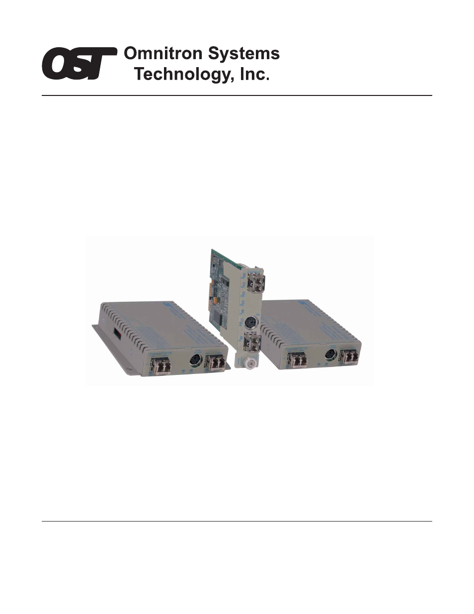 Omnitron Systems Technology iConverter 2GXM User Manual | 44 pages