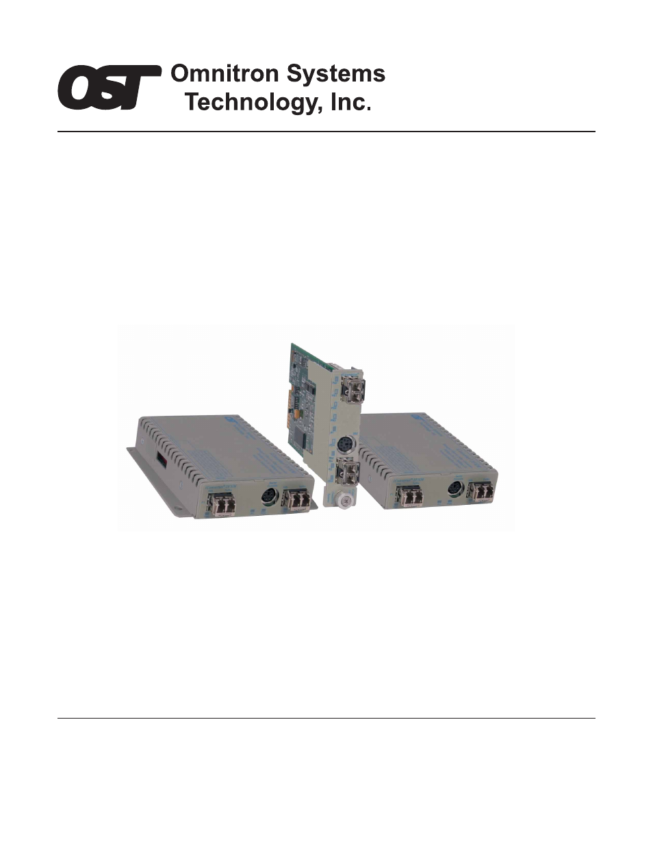 Omnitron Systems Technology iConverter 2FXM User Manual User Manual | 46 pages