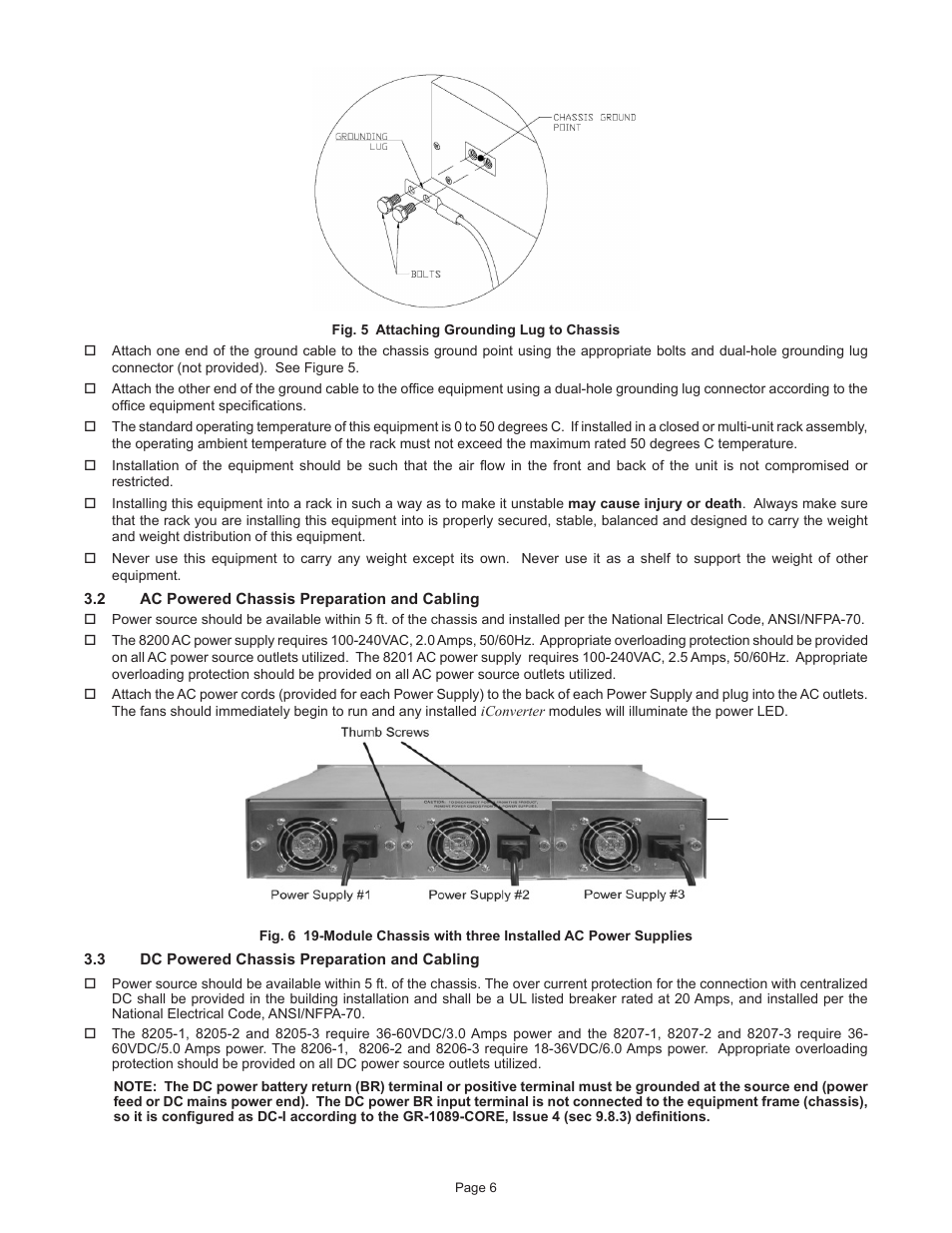 Omnitron Systems Technology iConverter 19-Module Chassis User Manual | Page 6 / 10