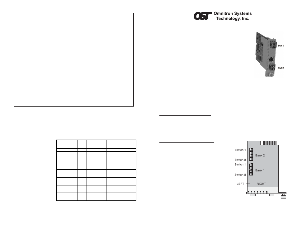Omnitron Systems Technology iConverter 2FXM2 Plugin Module User Manual | 2 pages