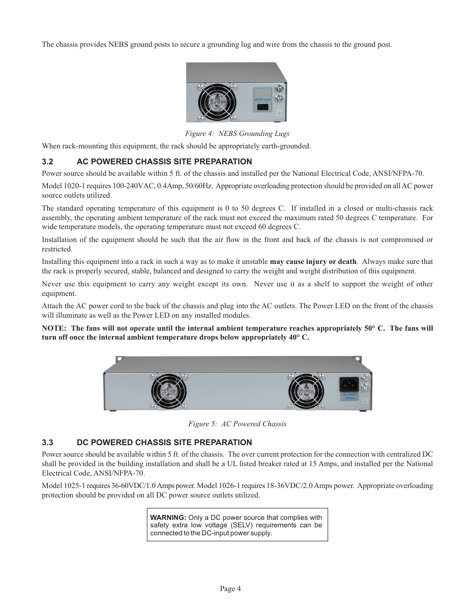 Omnitron Systems Technology miConverter 18-Module Chassis User Manual | Page 4 / 7