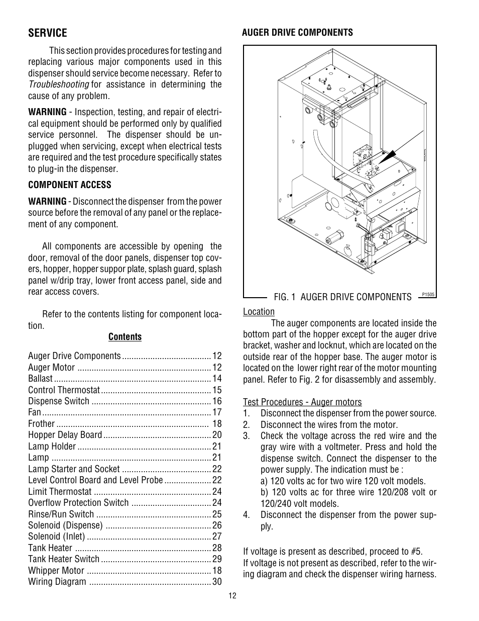 Bunn FMD-1 User Manual | Page 12 / 30
