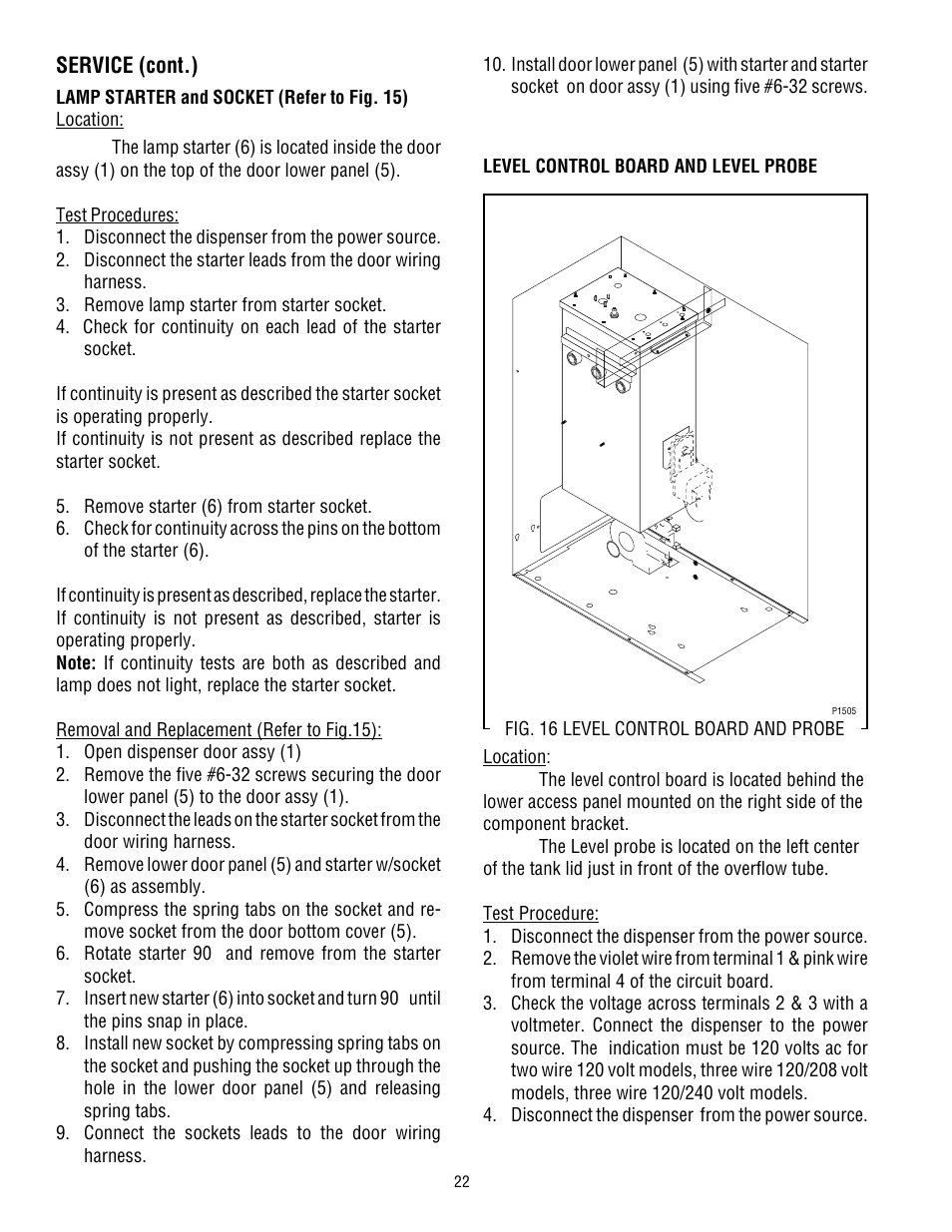 Bunn FMD-1 User Manual | Page 22 / 30