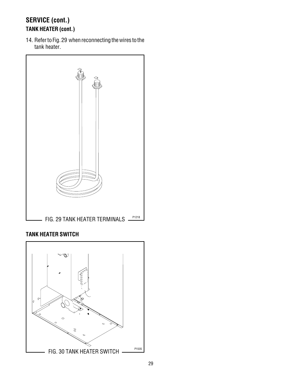 Service (cont.) | Bunn FMD-1 User Manual | Page 29 / 30