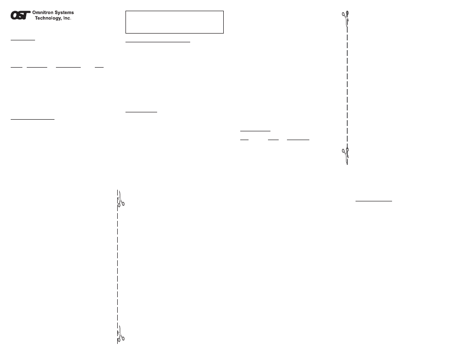 Omnitron Systems Technology FlexPoint Gx User Manual | 1 page
