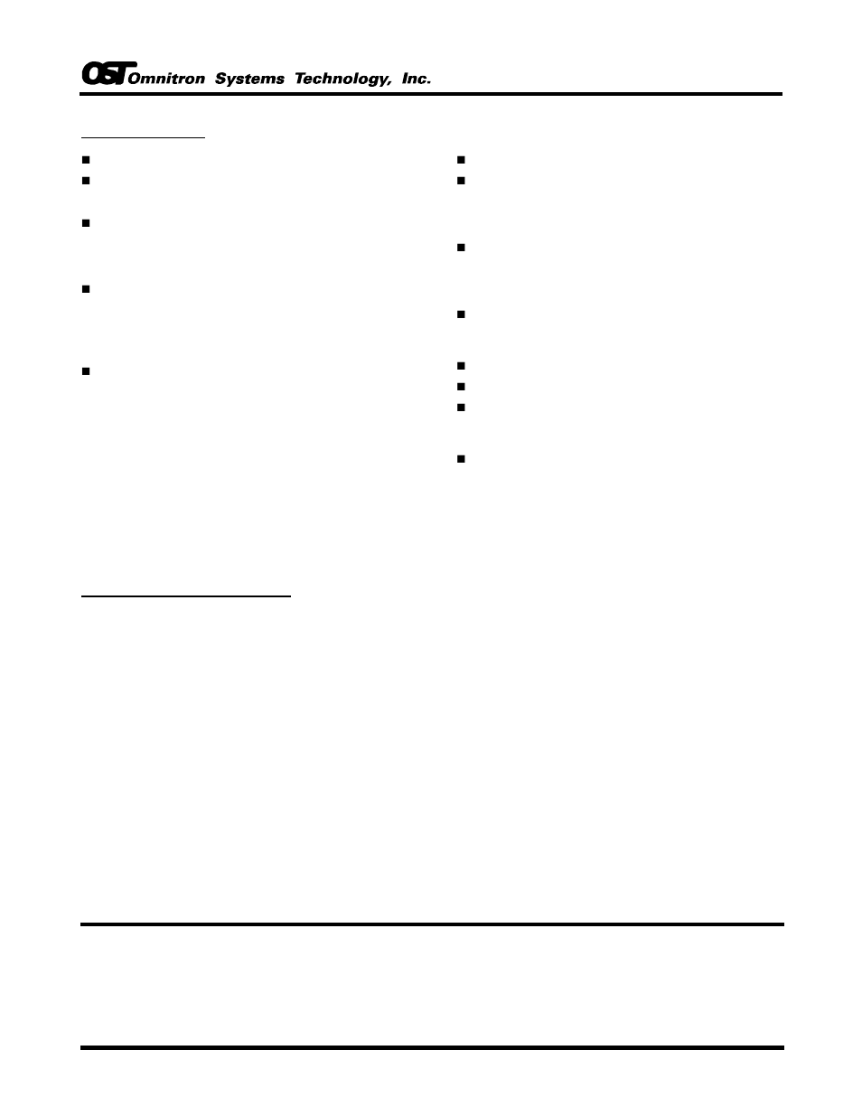 Omni 400xl series, Omnitron systems technology, inc | Omnitron Systems Technology OmniMux 400XL User Manual | Page 4 / 4