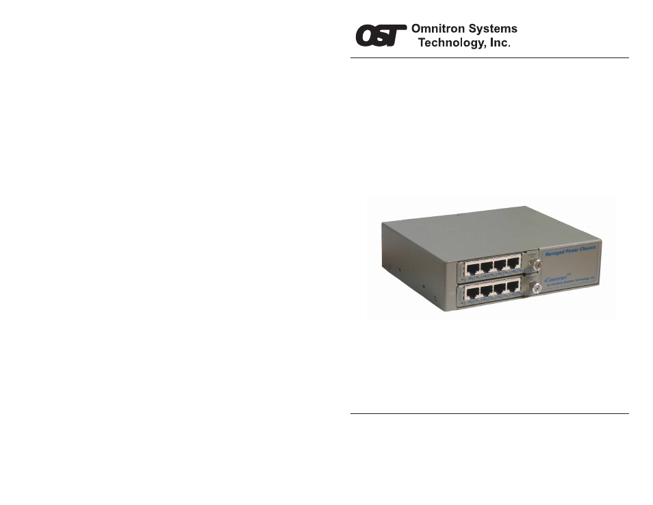 Omnitron Systems Technology FlexSwitch 6700 FK AC User Manual | 6 pages