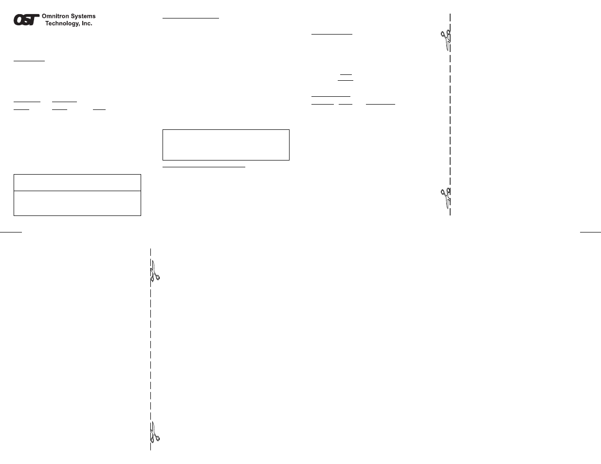 Omnitron Systems Technology FlexSwitch 600XC 2Fx/4Fx User Manual | 1 page