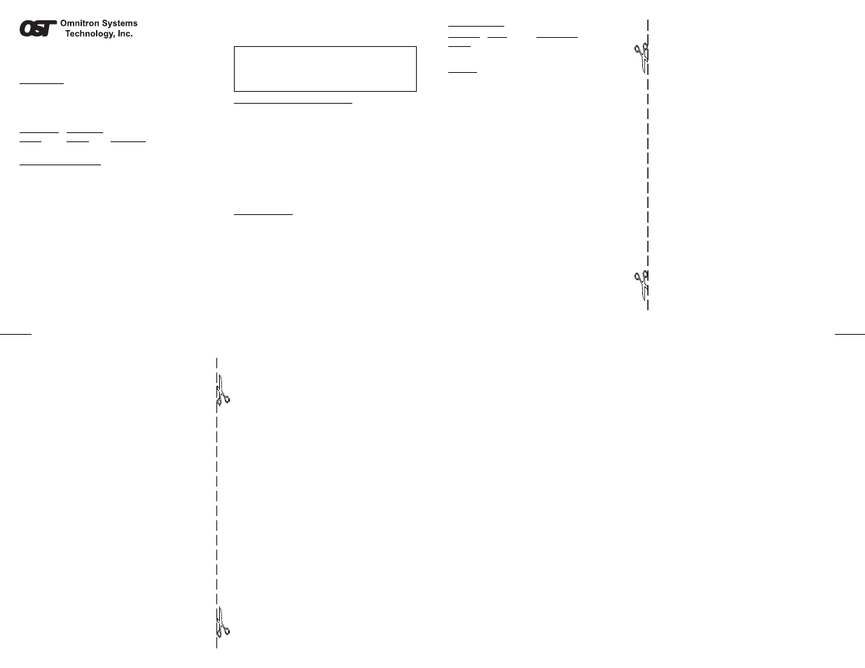 Omnitron Systems Technology FlexSwitch 600XC 8U User Manual | 1 page