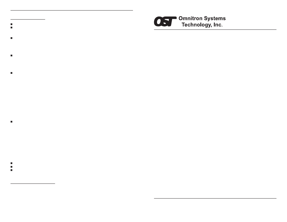 Omnitron Systems Technology FlexCenter 200 User Manual | 6 pages