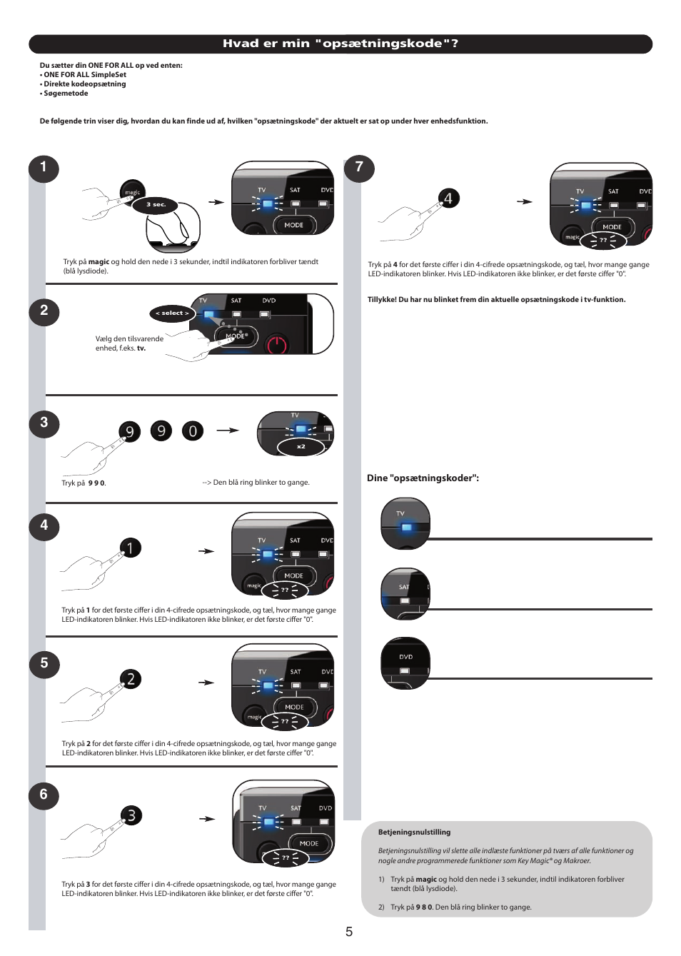 One for All URC-7130 Essence 3 User Manual | Page 158 / 193