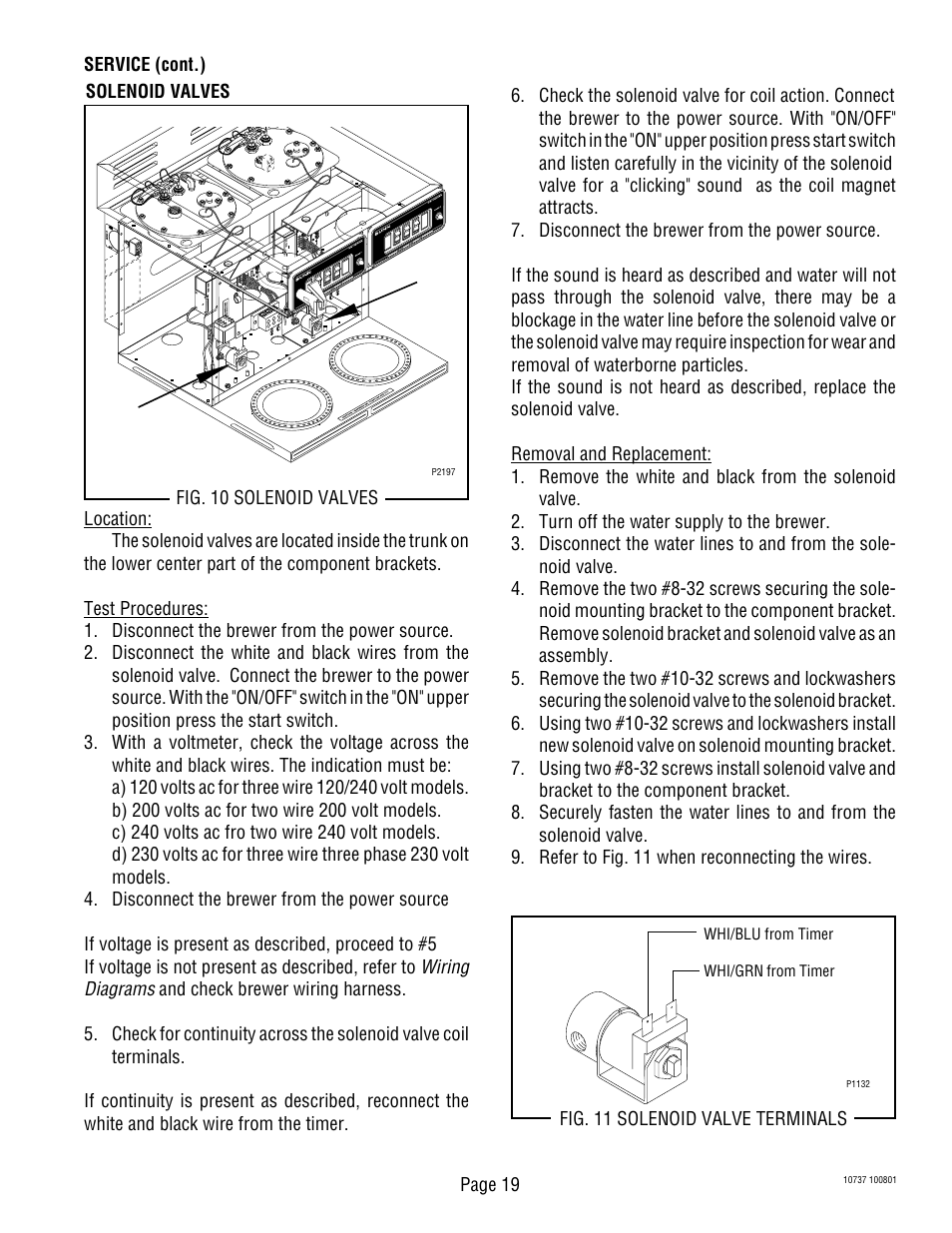 Bunn CWTF TWIN-APS User Manual | Page 19 / 34