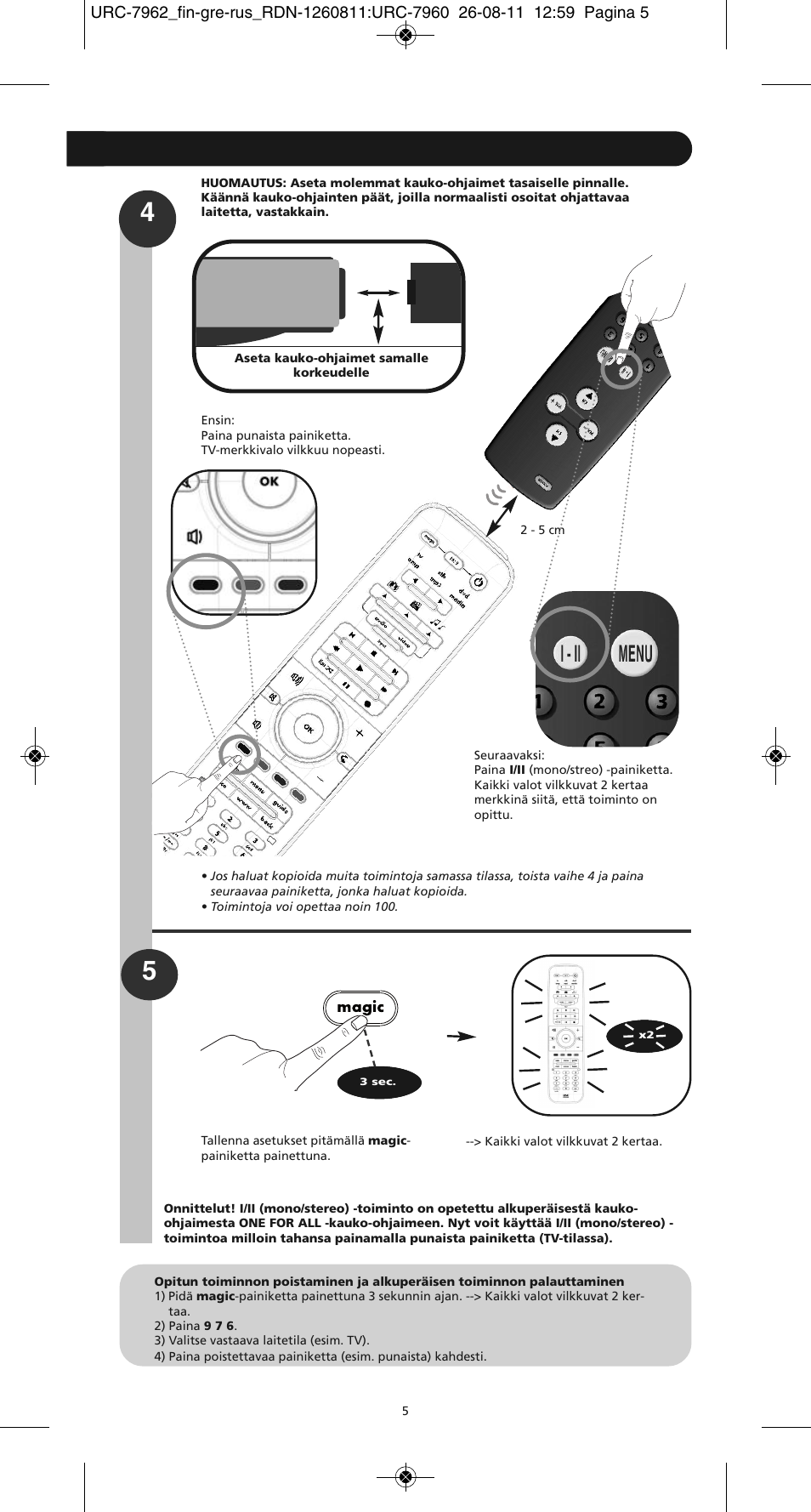 One for All URC 7962 Smart Control Motion - Manual and Code list User Manual | Page 86 / 196