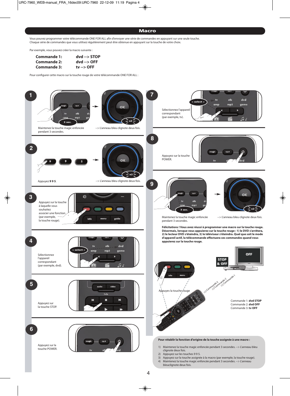 Macro | One for All URC 7960 Smart Control User Manual | Page 15 / 106