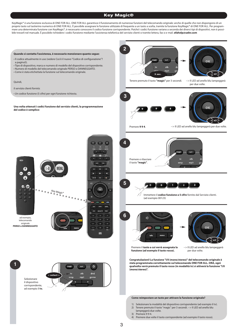 Key magic | One for All URC 7960 Smart Control User Manual | Page 24 / 106