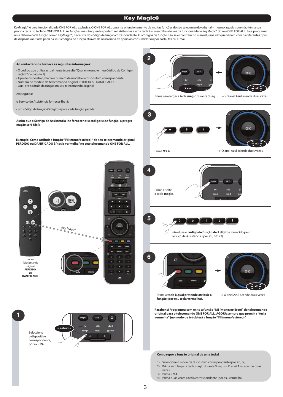 Key magic | One for All URC 7960 Smart Control User Manual | Page 29 / 106