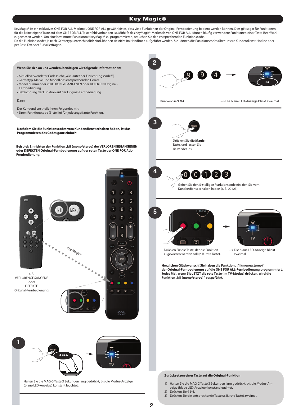 One for All URC 7110 Essence TV User Manual | Page 72 / 146