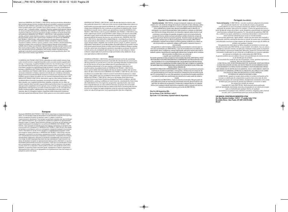 One for All PW 1615 USB car charger User Manual | Page 8 / 8