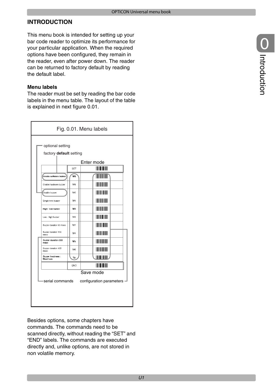 Introduction | Opticon XPT 3125 Universal menubook User Manual | Page 8 / 151