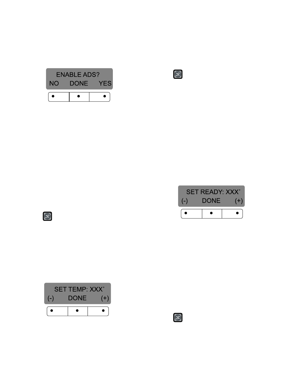 Programming functions - level 2 (cont.) | Bunn Dual SH User Manual | Page 27 / 47
