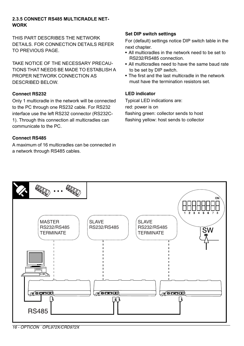 Opticon CRD 972X User Manual | Page 16 / 23