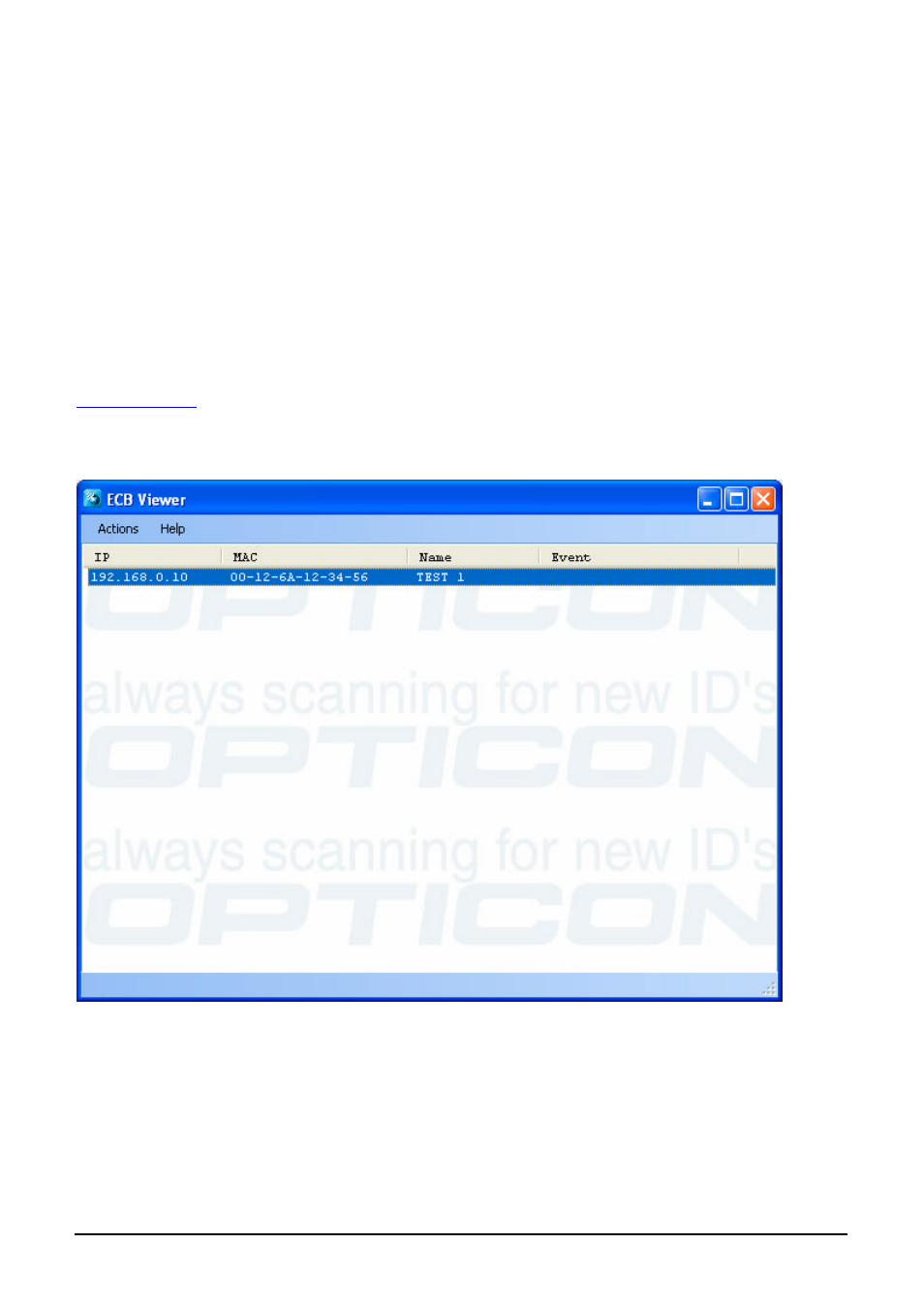 Opticon ECB 1000 User Manual | Page 9 / 12