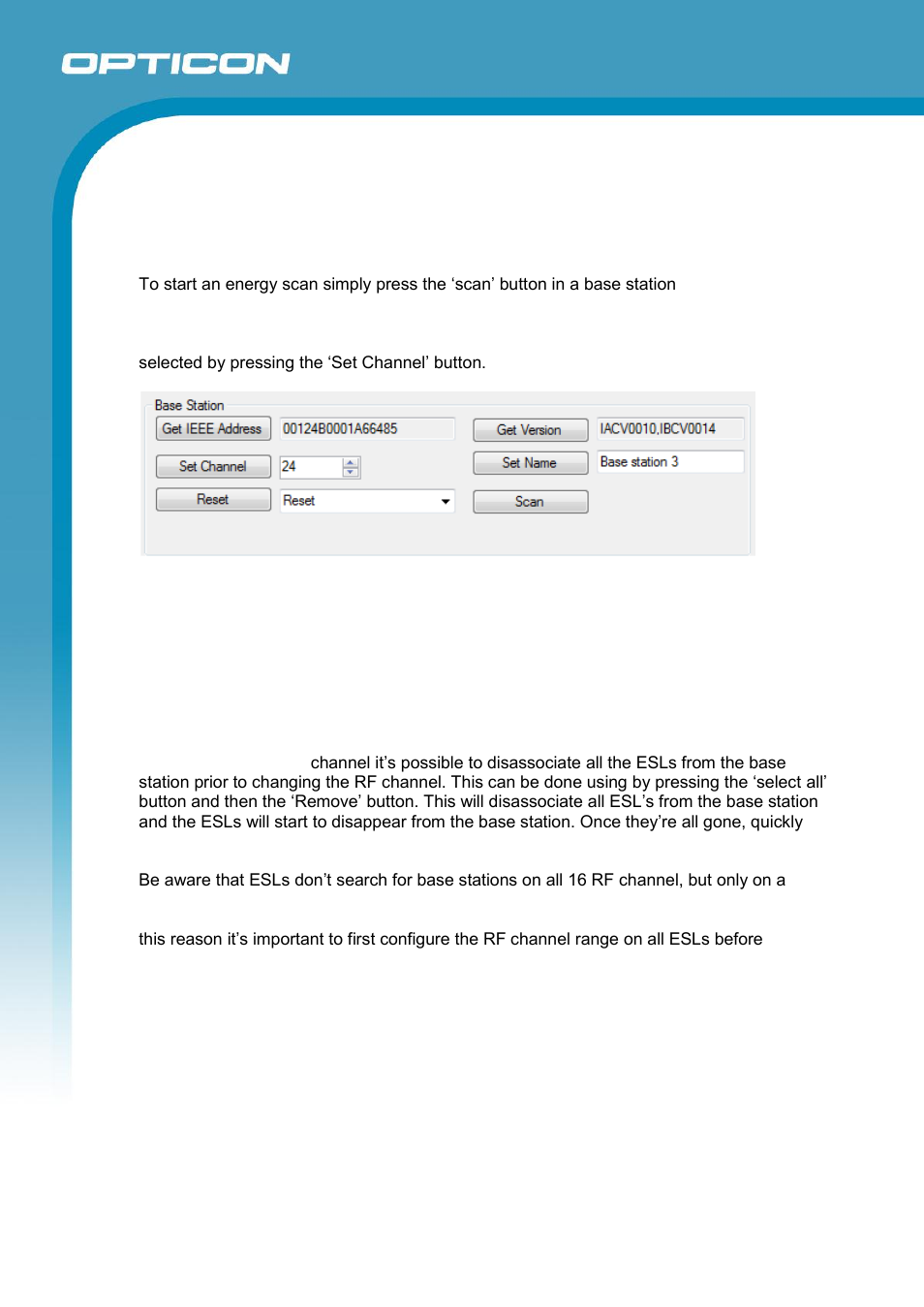 Opticon ESL User Manual | Page 22 / 40