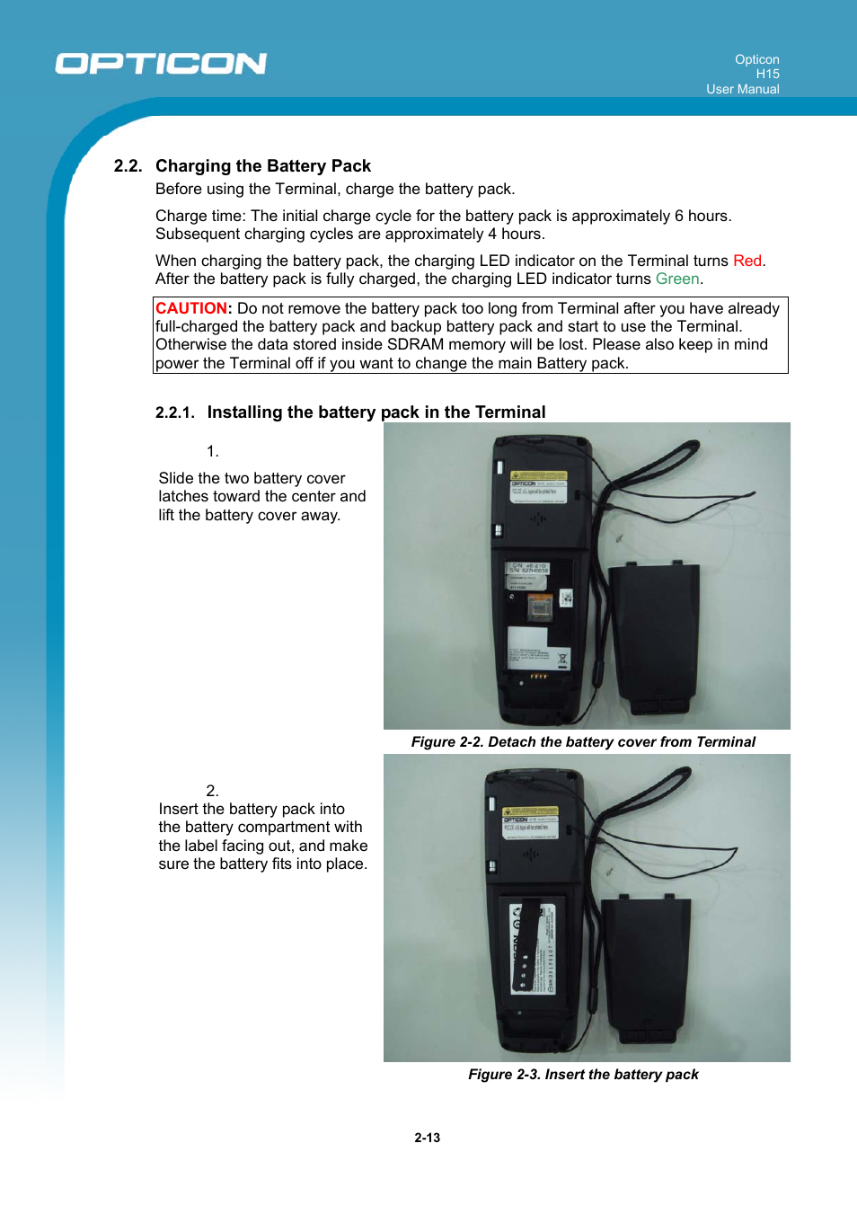 Opticon H15 User Manual User Manual | Page 20 / 101