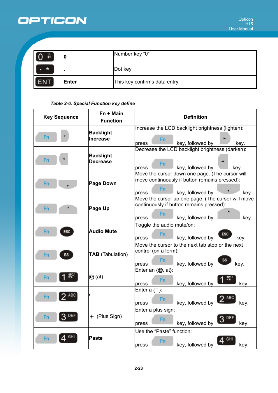 Opticon H15 User Manual User Manual | Page 30 / 101